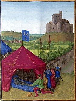 Death of Bertrand du Guesclin.