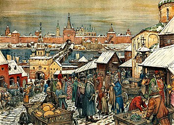 Novgorod marketplace