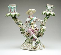 Candelabrum, one of a pair, 1760s