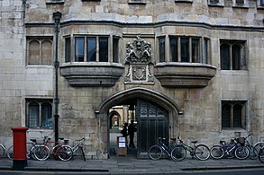 The Gatehouse is the oldest in Cambridge, dating from the 14th century