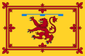 The Standard of the Duke of Rothesay, viz the Royal Banner of Scotland defaced with a plain label of three points Azure.