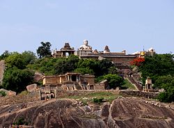 Shravanabela viewed from a hill