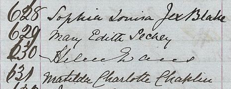 Signatures- Sophia Jex-Blake, Mary Pechey, Helen Evans, Matilda Chaplin (24771128465)