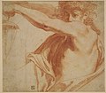 Annibale Carracci, Study for the figure of St John the Baptist, 1588, British Museum, London