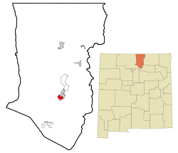 Location of Ranchos de Taos, New Mexico