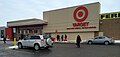 The Target store at Carrefour Angrignon in LaSalle, Quebec (store #3595) during its closing sale in 2015. Closed that year and became a Hudson's Bay in 2018.