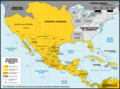 Viceroyalty of the New Spain and the US (1800)