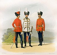 Chief Officers and Private in full dress (1855–1857)