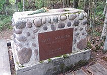 The memorial of Ahti Jalonen (1901–1918), a young victim of the White Terror during the Finnish Civil War
