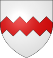 Coat of arms of the lords of Kerpe, (Loutsch cites Möller who says this is the senior branch of the lords of Manderscheid, Loutsch on the other hand believes the opposite is the case).