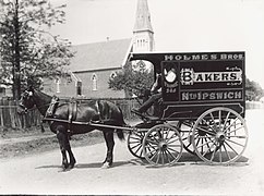 Bakery delivery wagon, Australia 1900s