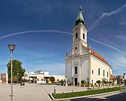 A church in Bánovce nad Bebravou