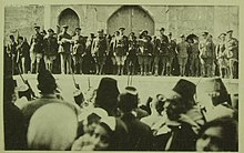 The surrender ceremony of the city of Jerusalem