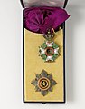 The Grand Cross of the Belgian Order of Leopold awarded to Drees on during his visit to Brussels, on 10 March 1949 by Belgian Regent; Prince Charles, Count of Flanders.