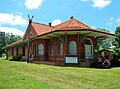 The Chambers County Museum is located in the former Central of Georgia railway depot. The depot was built of masonry construction with a tile roof in 1908 after fire destroyed the original wood structure.