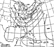 Following landfall, the storm merges with the trough of low-pressure, isolating it from tropical air and completing extratropical transition on September 22