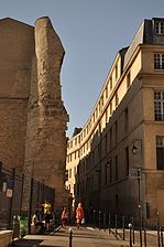 A vestige of the wall of Philippe Auguste, in the Le Marais quarter (1190–1202)