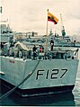 In 1991, acquired from the Royal Navy along with the former Danae (F47), the Eloy Alfaro was decommissioned on 19 March 2008, after 17 years of service in the Ecuadorian Navy.