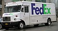 A Freightliner MT-Series used by FedEx Ground