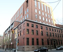 Furman Hall of New York University Law School, at Thompson and West 3rd Streets