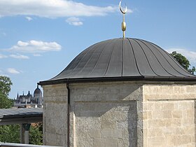 The tomb of the Turkish dervish Gül Baba in Budapest