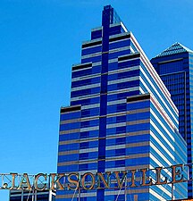 SunTrust Tower in Jacksonville, by KBJ Architects, completed 1989