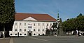 Klagenfurt am Wörthersee, Strassebild Neuer Platz mit Rath