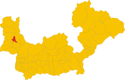 Chiavenna within the Province of Sondrio
