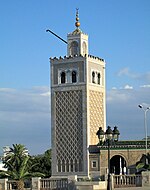 A minaret in North African style