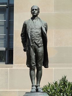 Statue of Nathan Hale in 2013