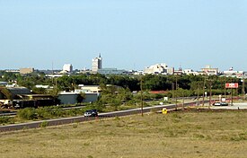 Odessa skyline, looking east from TX-302