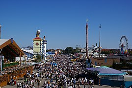 The Oktoberfest in Munich is the world's largest fair.