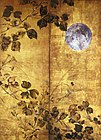 Rimpa school, Autumn Flowers and Moon, Sakai Hoitsu (1761–1828), Japanese