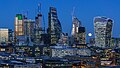 The City of London during the blue hour