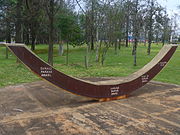 Marker for the tropic in Maringá, Paraná, Brazil