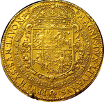 Coin of 15 golden Ducats of Grand Duke Sigismund III Vasa with Vytis (Waykimas), 1617