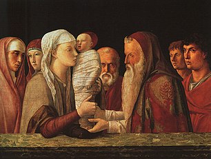 Bellini, Giovanni ~ The Presentation at the Temple, c1459, Galleria Querini Stampalia, Venice.