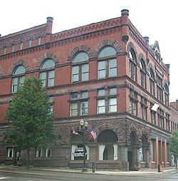 The Bradfield Building within the Barnesville Historic District