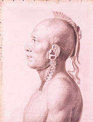Cachasunghia, Osage Warrior, c. 1804–06 (New-York Historical Society)