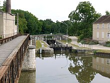 Canal junction at Buges