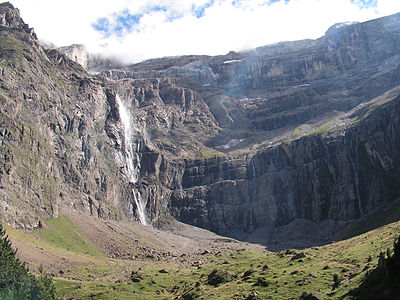 Cirque de Gavarnie, with the waterfall to the left