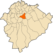 Location of Sougueur in the Tiaret Province