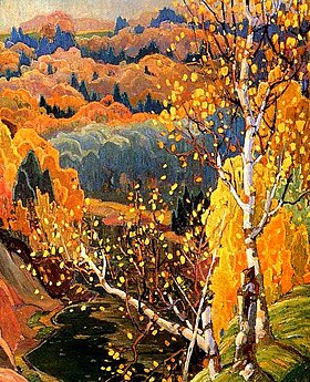 October Gold, oil on canvas, 1922, National Gallery of Canada, Ottawa