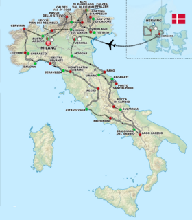 Karte Giro d’Italia 2012