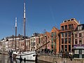 Groningen, Strassenbild: de Hoge der Aa nächst de Brugstraat