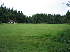The sports pitch at Hodder Place, 2003