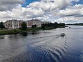 Jelgava palace as it is seen from the nearby bridge