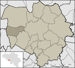 Location of Jemappes in Mons