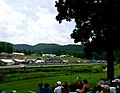 View from the Sam Posey Straight spectator area during an American Le mans Series event
