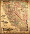 Image 9Map of the States of California and Nevada by SB Linton, 1876 (from Nevada)